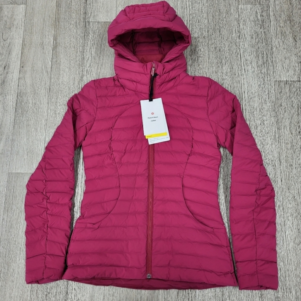 Lululemon Pack It Down  Jacket Pomegranate 4 nwt
